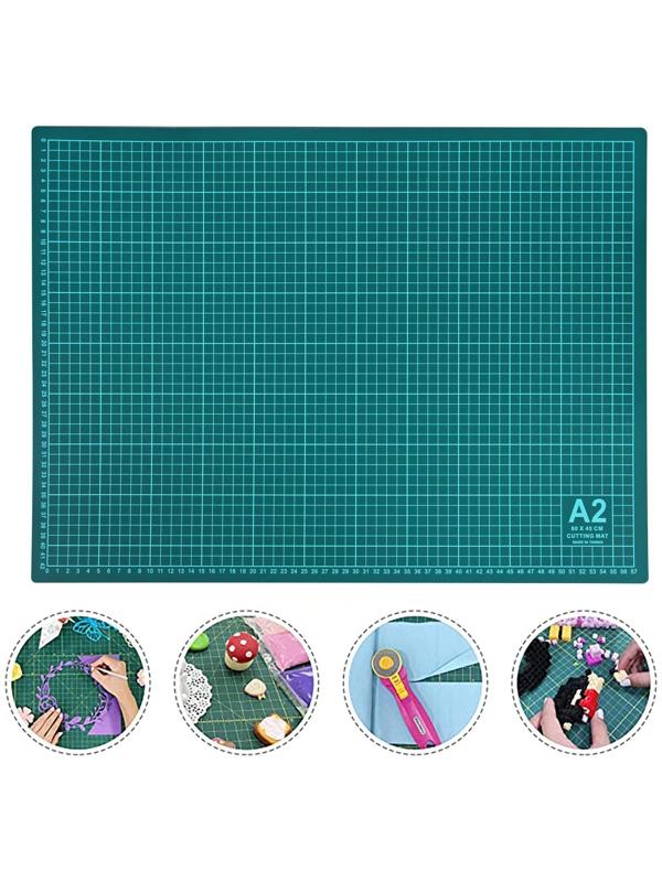 Мат для резки, 60 × 45 см, А2, цвет зелёный, DK-002