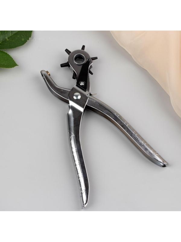 Щипцы-пробойник, d = 2-4,5 мм, цвет серебряный