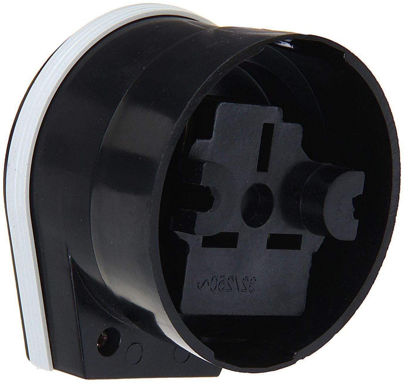 Разъём TDM РШ-ВШ, 32 А, 250 В, открытой установки, черный