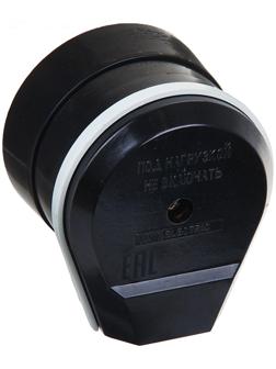 Разъём TDM РШ-ВШ, 32 А, 250 В, открытой установки, черный