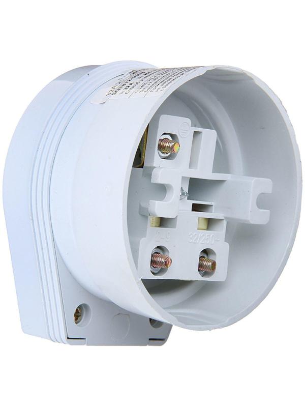 Разъём TDM РШ-ВШ, 32 А, 250 В, открытой установки, белый