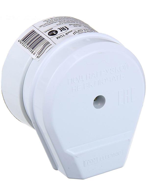 Разъём TDM РШ-ВШ, 32 А, 250 В, открытой установки, белый