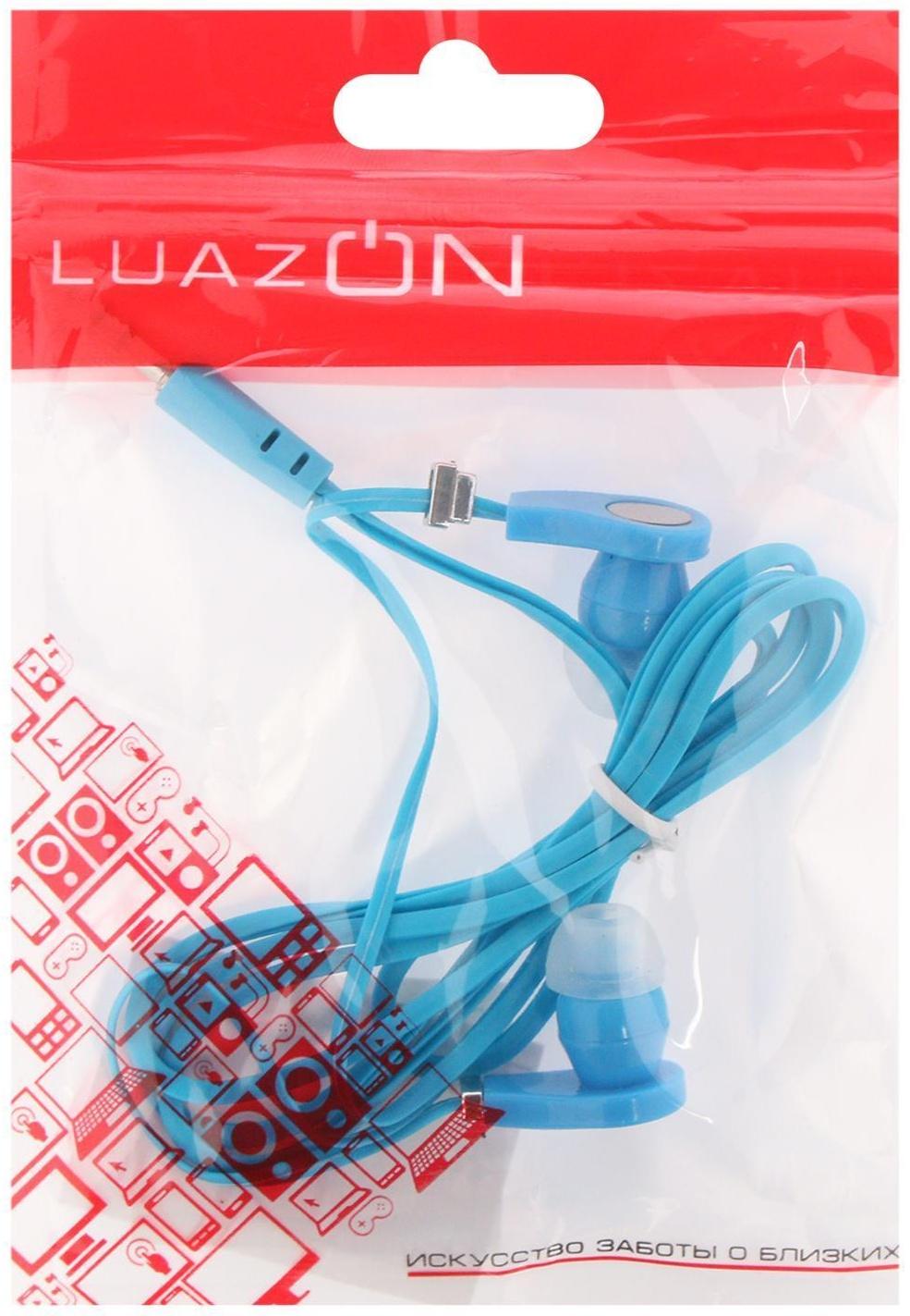 Наушники LuazON W-24, вакуумные, МИКС