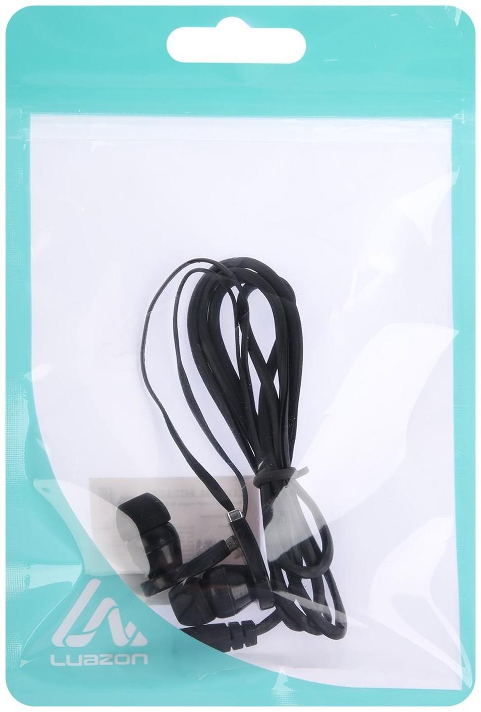 Наушники LuazON W-24, вакуумные, МИКС