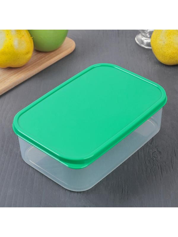 Контейнер Доляна 1,2 л, цвет зелёный