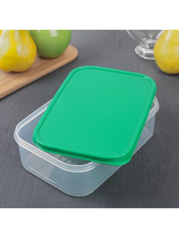 Контейнер Доляна 1,2 л, цвет зелёный