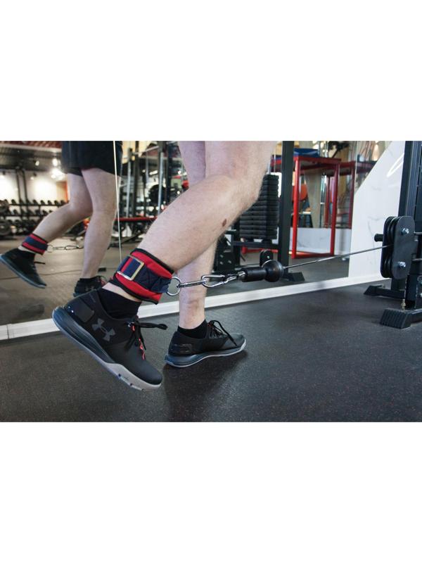 Манжета для тяги на тренажере с карабином, для ног МИКС