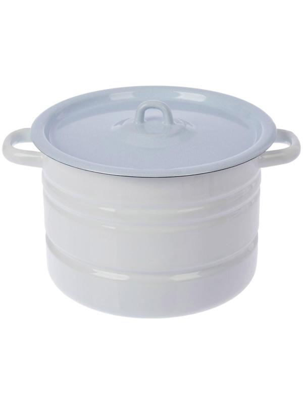 Мантоварка «Позница», 7,5 л, 2 вставки, с пластмассовой ручкой, цвет белый