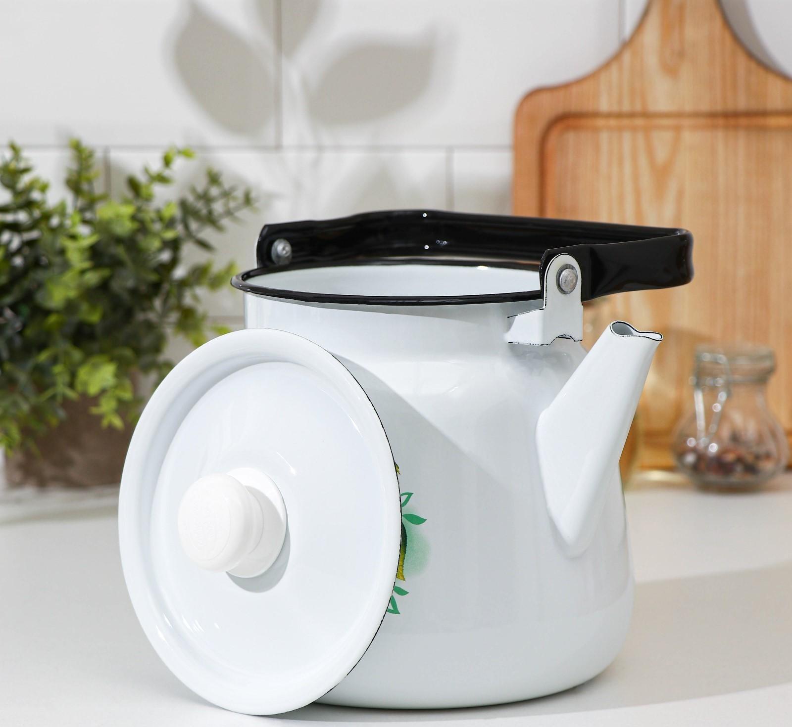 Чайник «Дары лета», 3,5 л, индукция, цвет белый