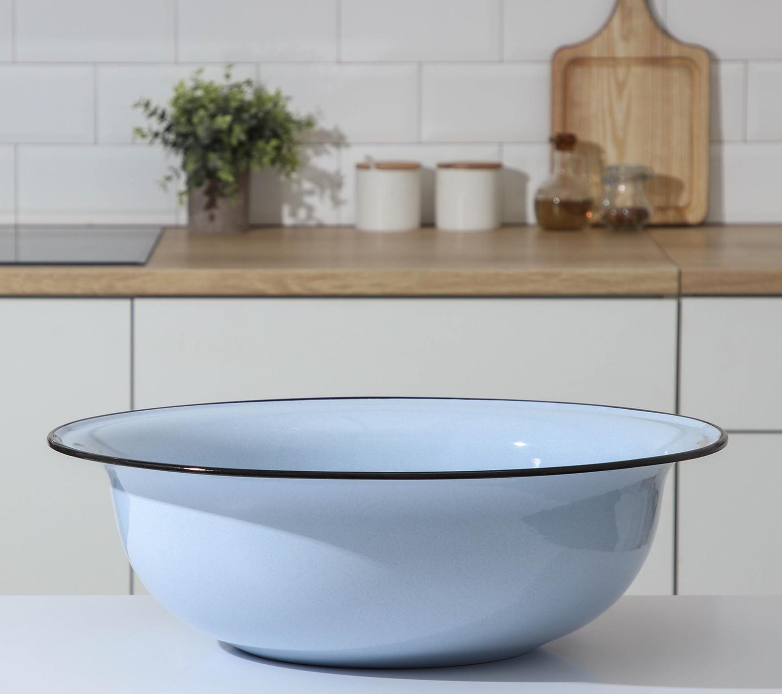 Таз, 16 л, 49×15 см, индукция, цвет голубой