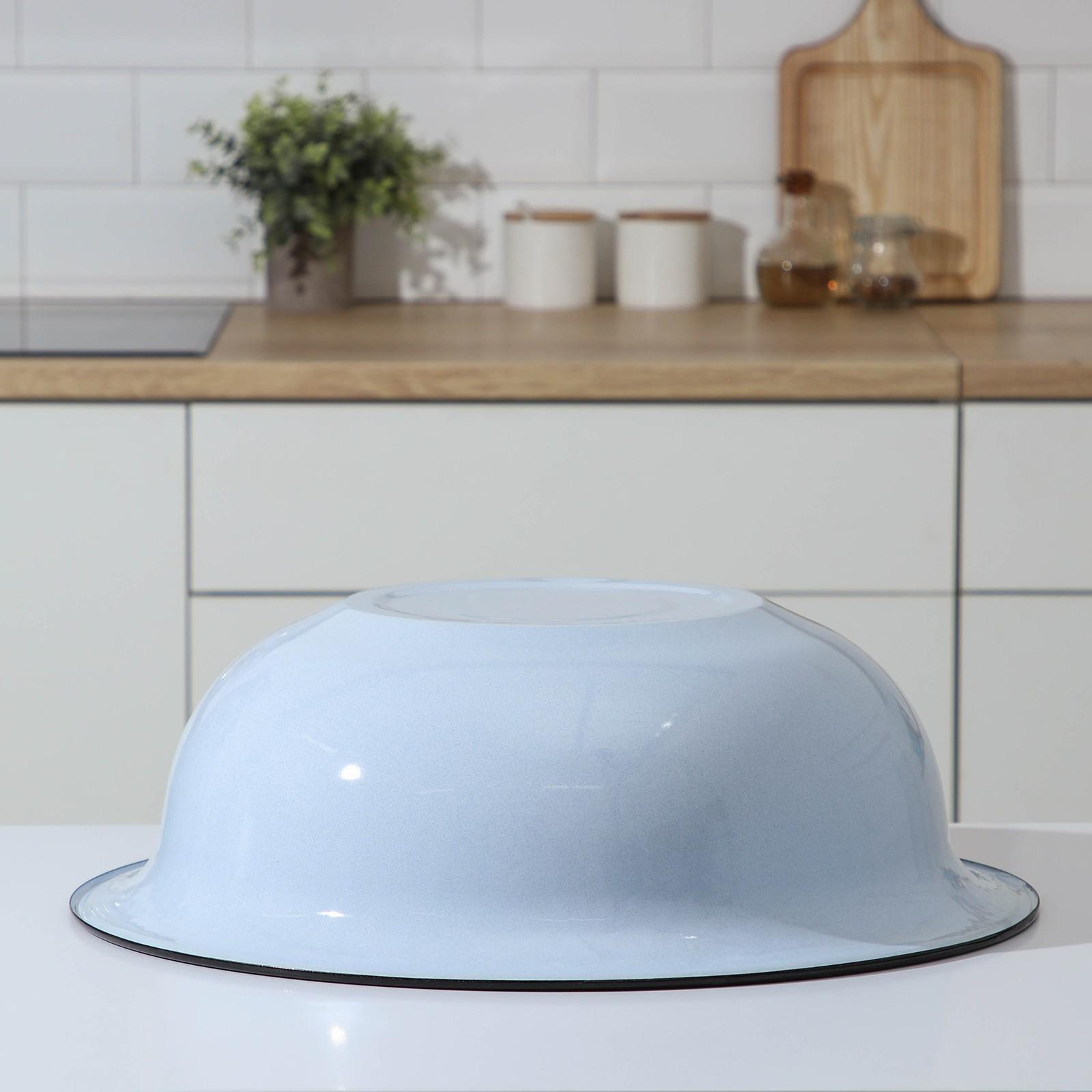 Таз, 16 л, 49×15 см, индукция, цвет голубой