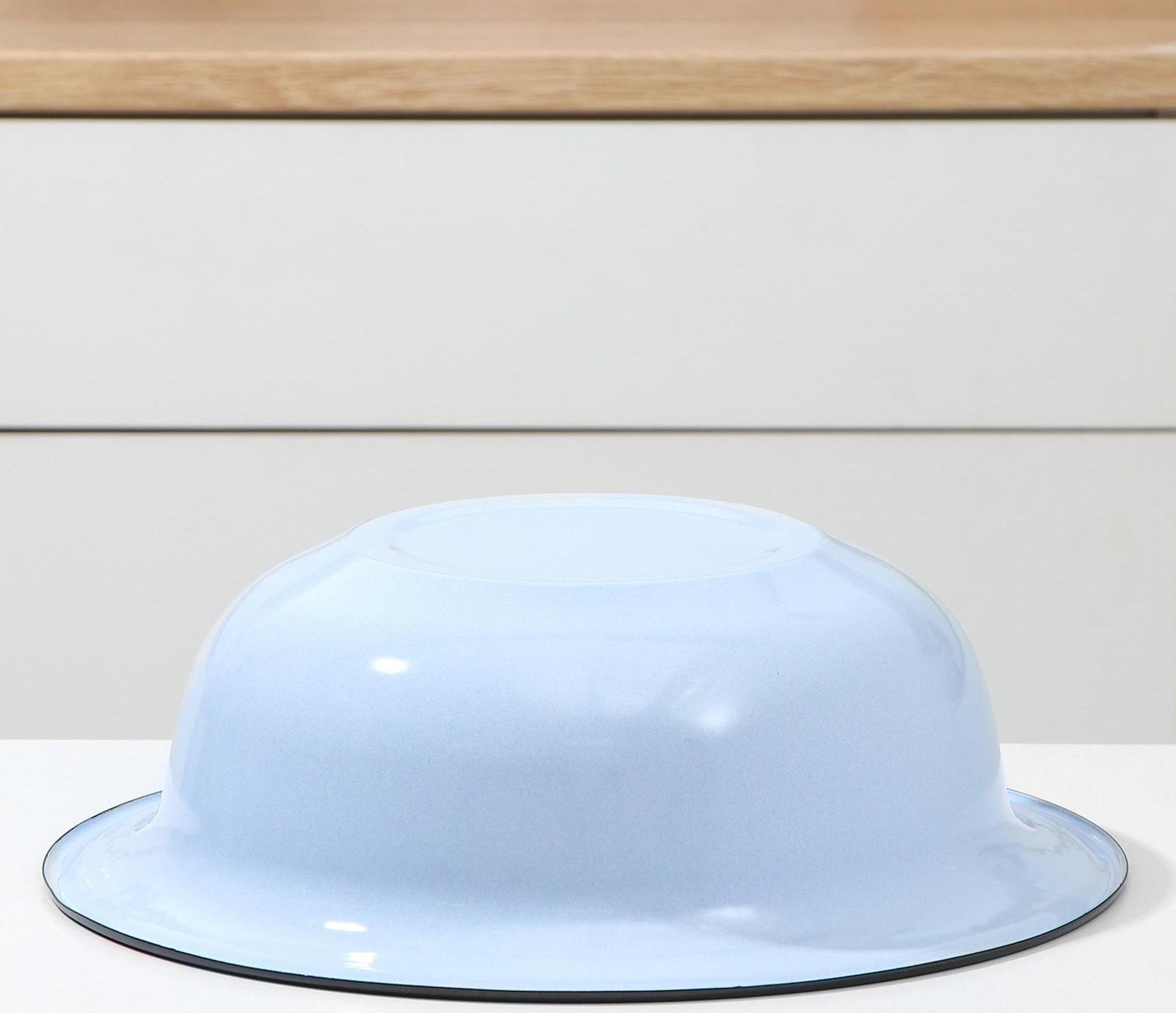 Таз, 7 л, 39×12 см, индукция, цвет голубой