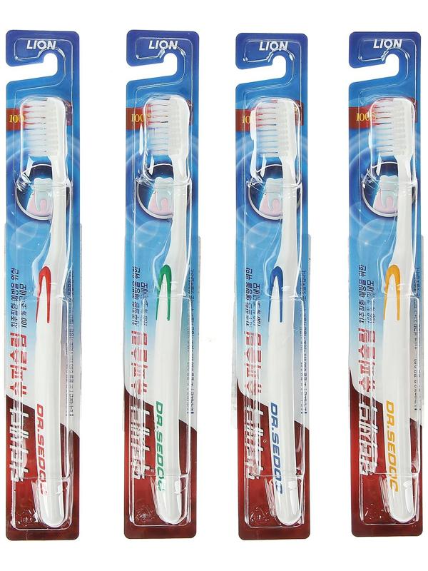 Зубная щётка Dr.Sedoc супертонкая, средняя жесткость щетины, микс