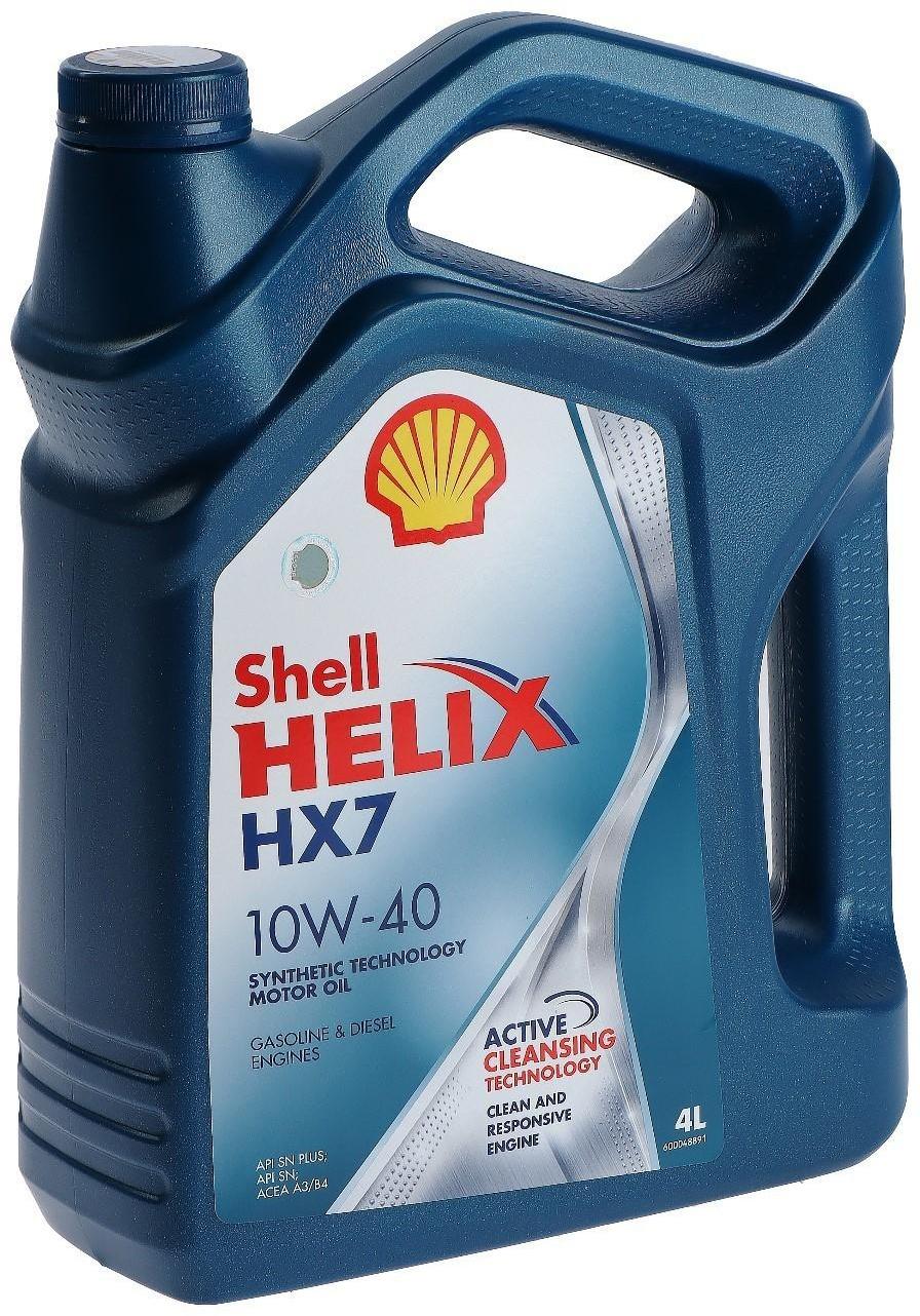 Масло моторное Shell Helix HX7 10W-40, п/с, 4 л 550040315