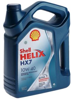Масло моторное Shell Helix HX7 10W-40, п/с, 4 л 550040315