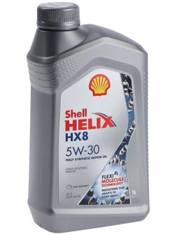 Масло моторное Shell Helix HX8 5W-30, синтетическое, 1 л 550040462