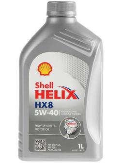 Масло моторное Shell Helix HX8 5W-40, синтетическое, 1 л 550040424