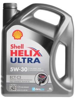 Масло моторное Shell Helix Ultra ECT C3 5W-30, 4 л 550042847
