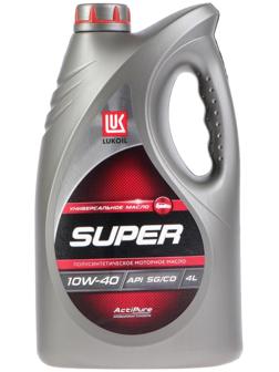 Моторное масло Лукойл Супер 10W-40 SG/CD, 4 л 19192