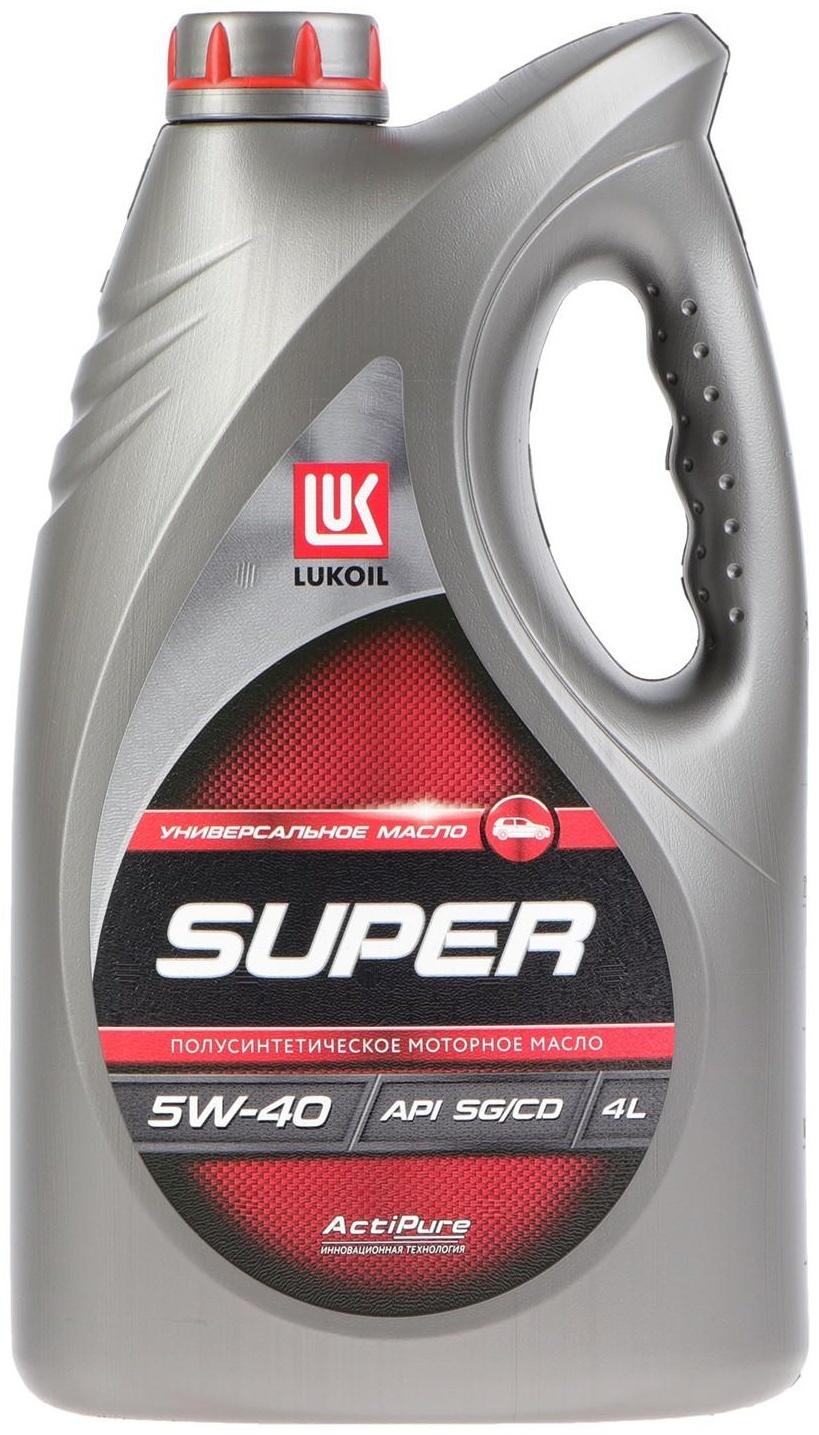 Моторное масло Лукойл Супер 5W-40, 4 л 3471800