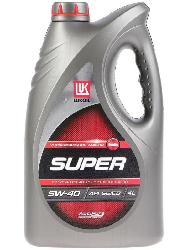 Моторное масло Лукойл Супер 5W-40, 4 л 3471800