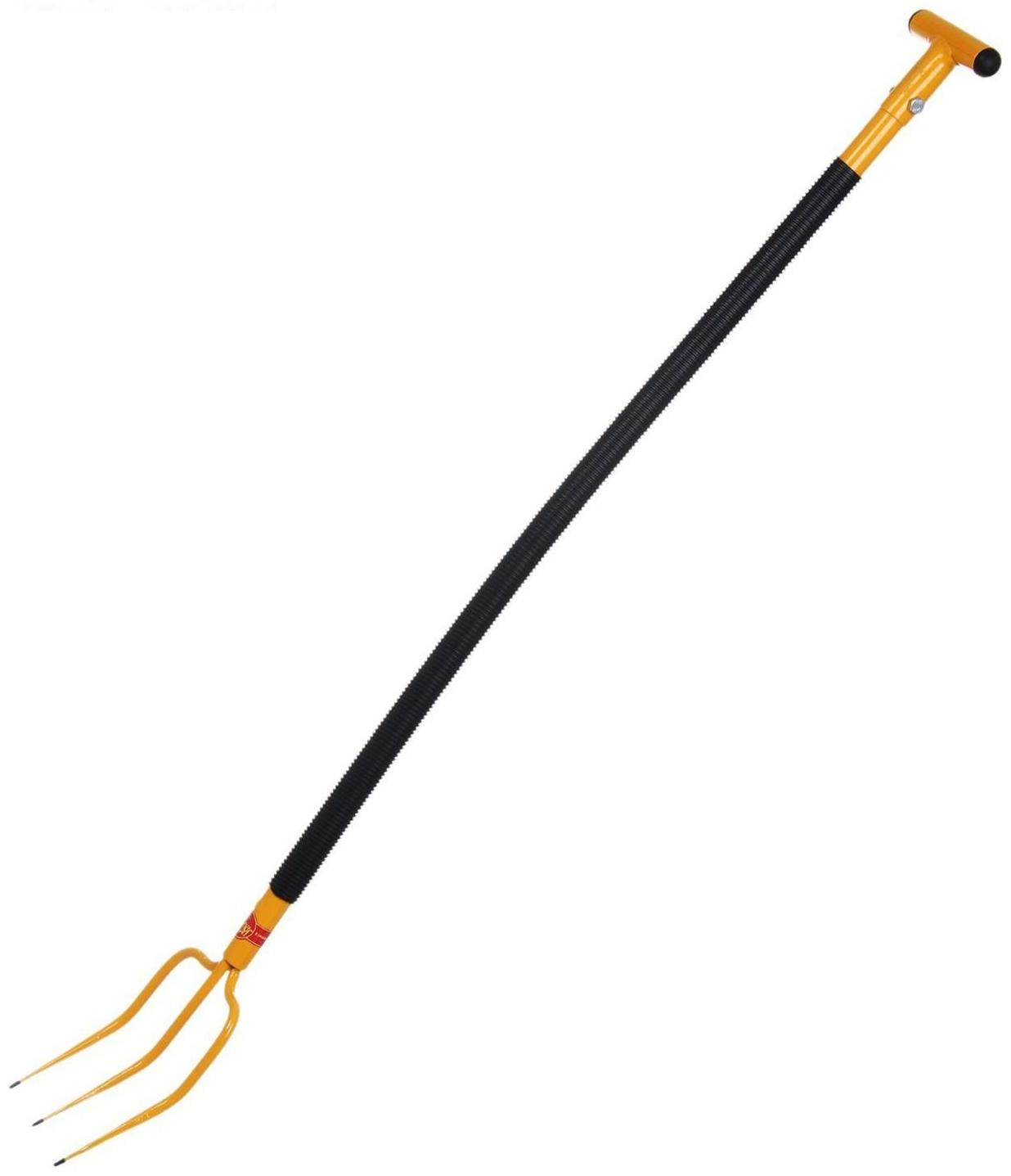 Вилы садово-огородные, 3-рогие, металлический черенок, TORNADICA