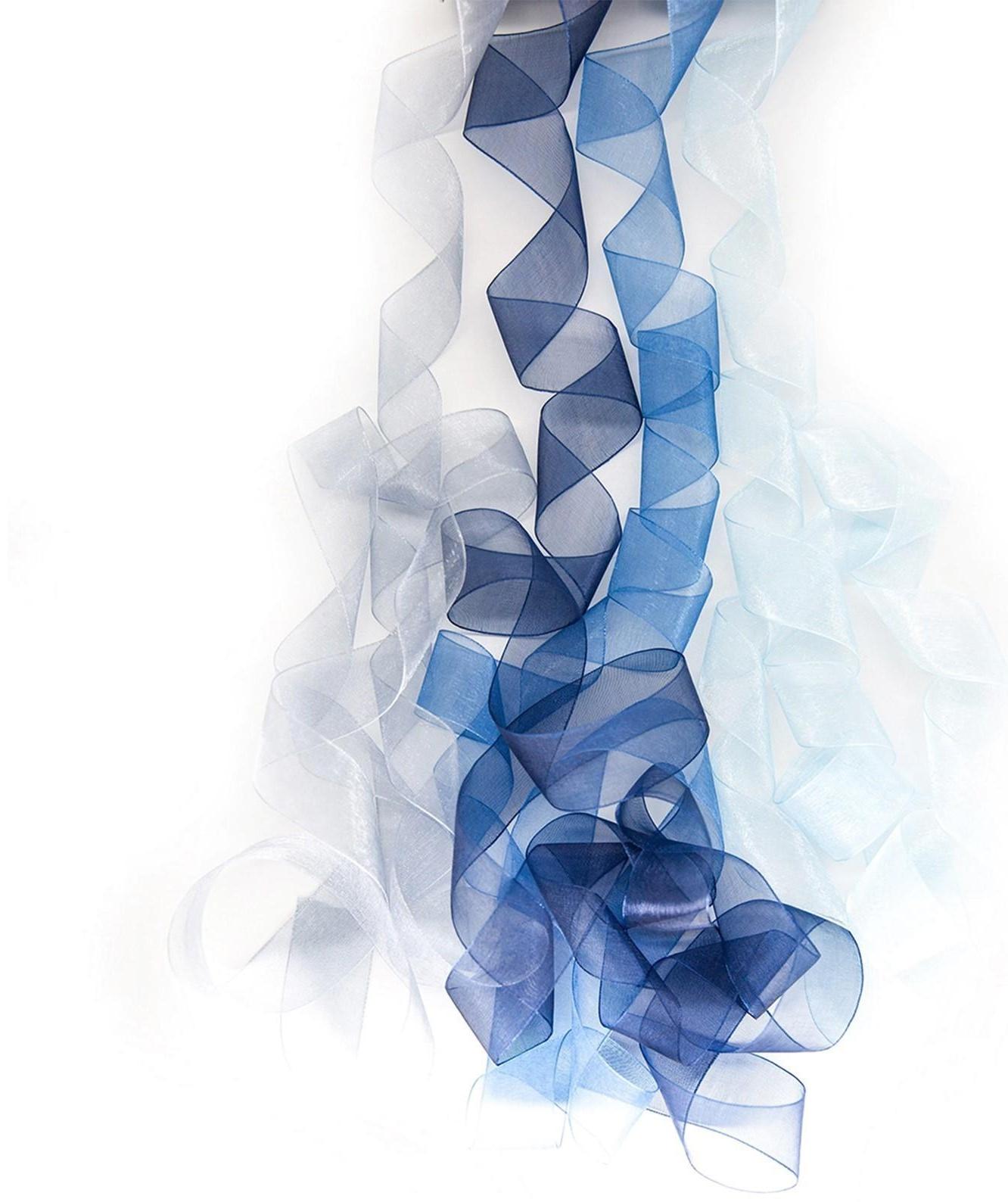 Лента капроновая, 20 мм, 20 ± 1 м, цвет светло-голубой №148