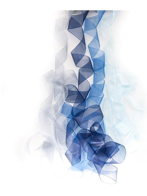 Лента капроновая, 20 мм, 20 ± 1 м, цвет светло-голубой №148