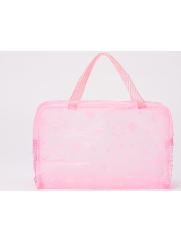 Косметичка на молнии, цвет розовый