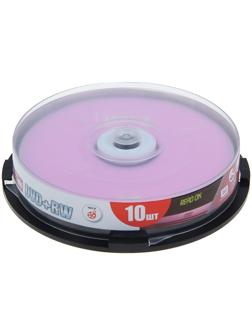 Диск DVD+RW Mirex, 4x, 4.7 Гб, Cake Box, 10 шт
