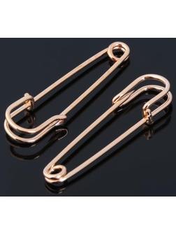 Булавка 4,5*1,2 см (набор 5шт), СМ-208-3, цвет золото