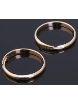 Основа для кольца регулируемая (набор 5 шт), цвет золото