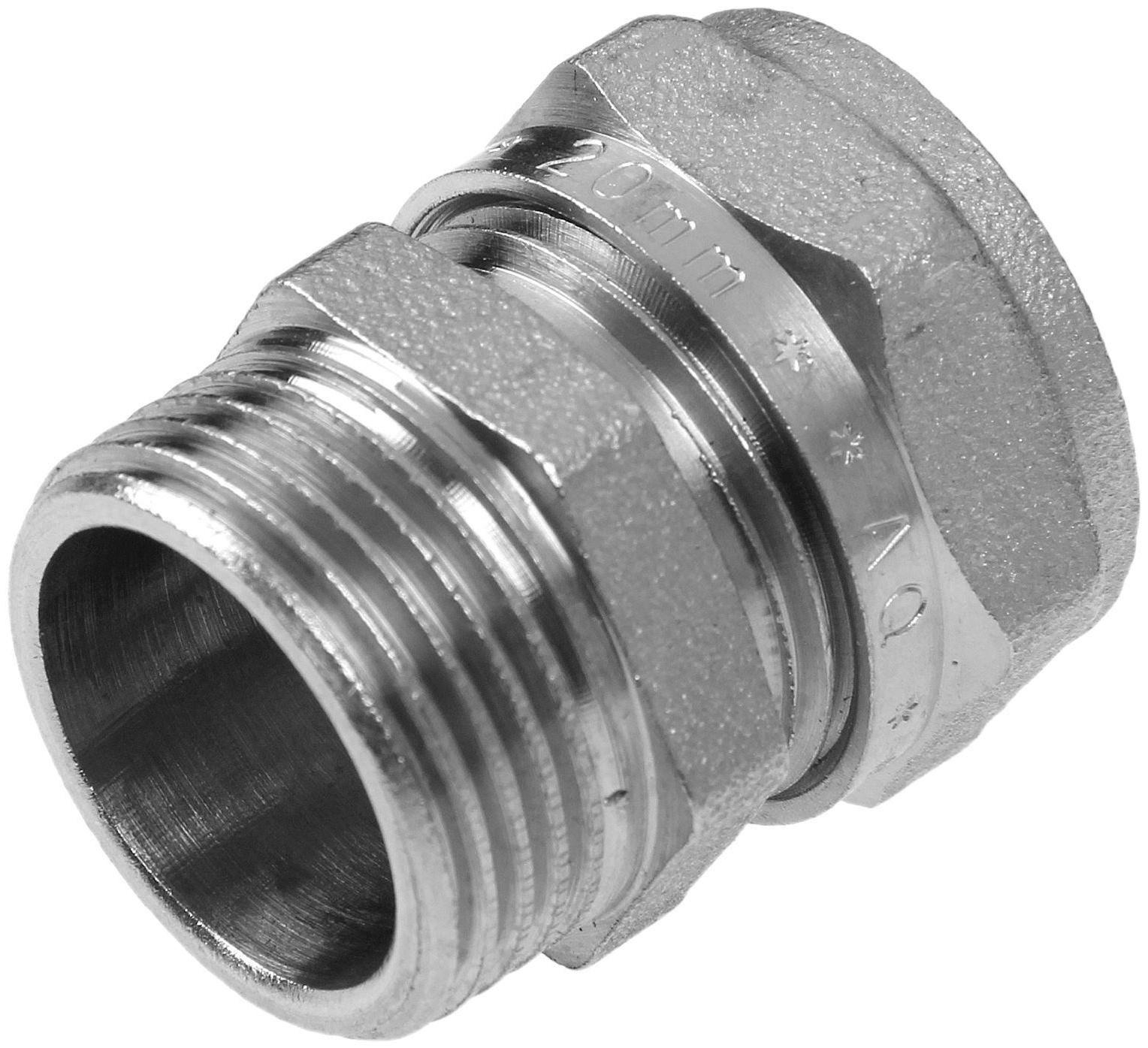 Муфта AQuapex, обжимная, 20 мм х 3/4