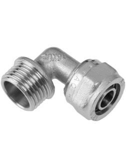 Уголок AQuapex, обжимной, 16 мм х 1/2