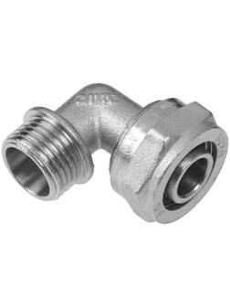 Уголок AQuapex, обжимной, 20 мм х 1/2