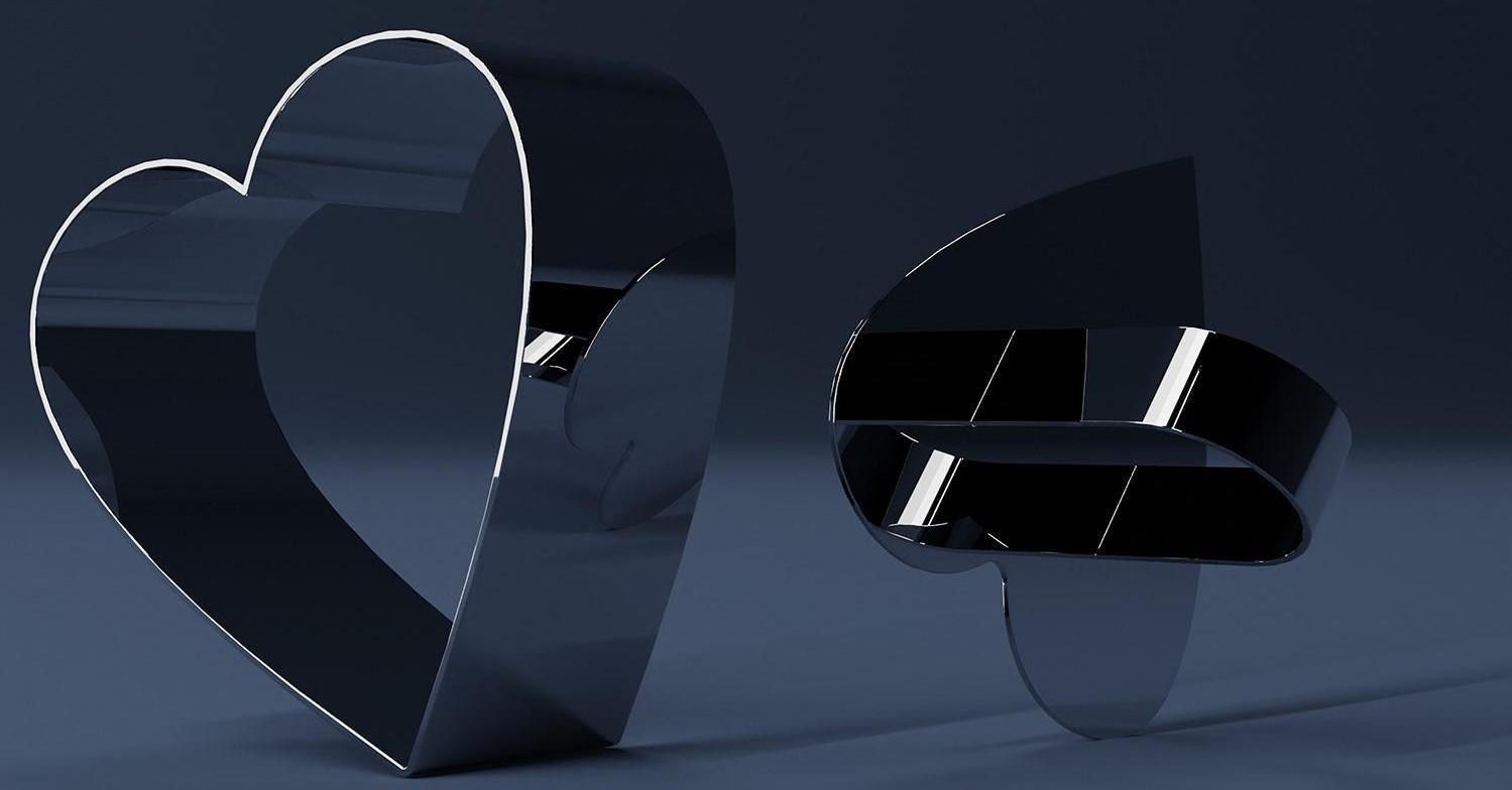 Форма для выкладки Доляна «Сердце», 8×8×4 см, с прессом