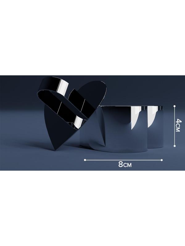 Форма для выкладки Доляна «Сердце», 8×8×4 см, с прессом