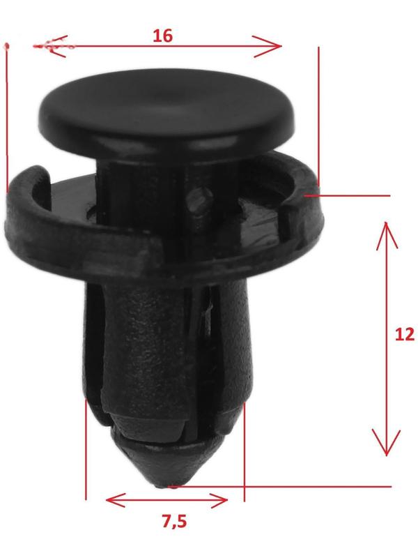 Клипса крепежная, универсальная, КП-0023