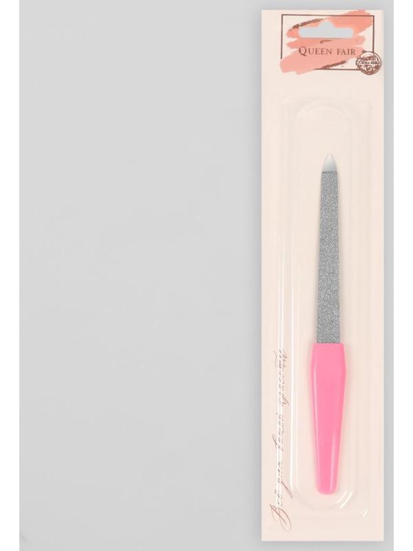 Пилка металлическая для ногтей, 15 см, на блистере, цвет МИКС