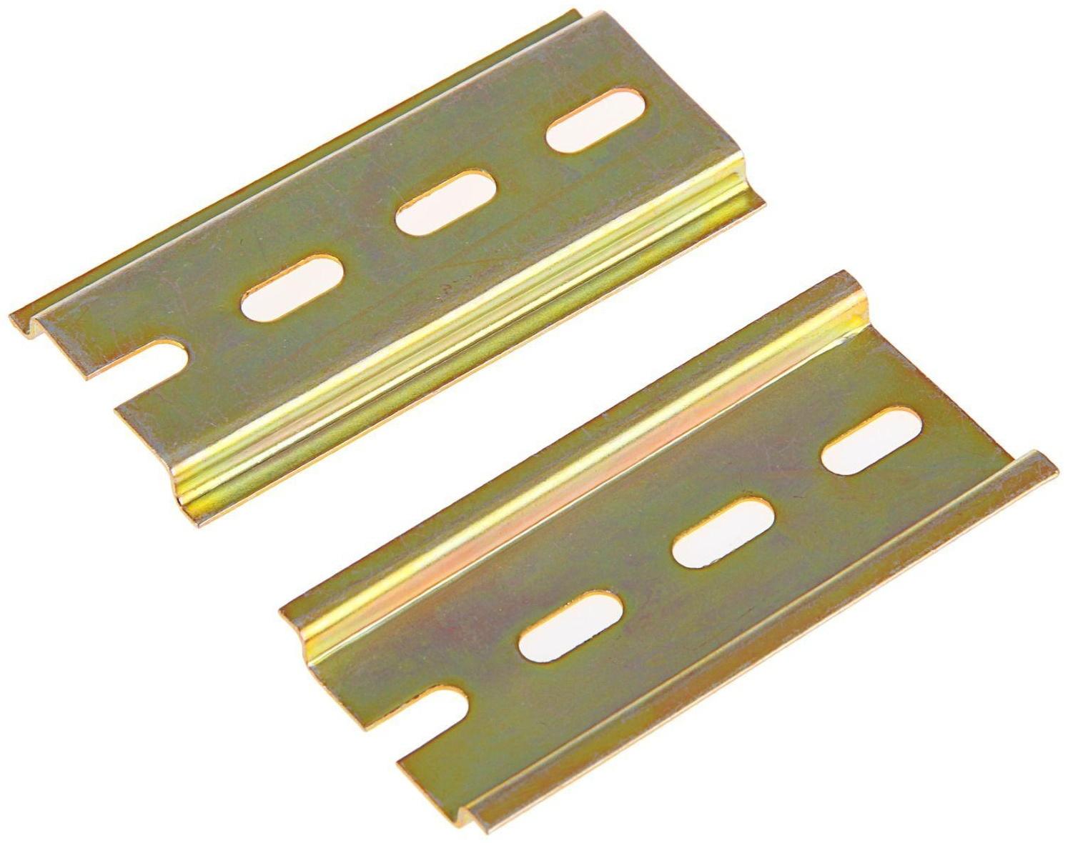 DIN-рейка L 75, оцинкованная, цвет желтый