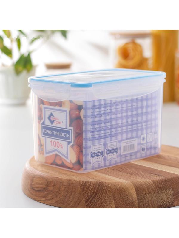 Контейнер пищевой Good & Good, 2,2 л с герметичной крышкой