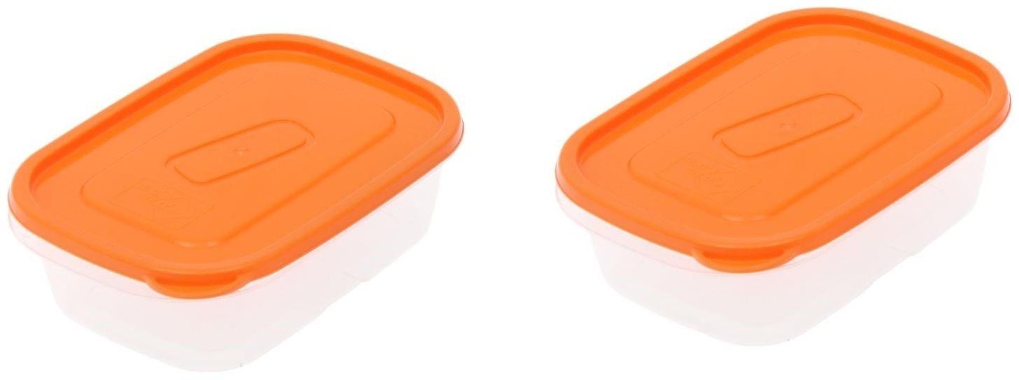 Набор контейнеров пищевых Good & Good, 450 мл, 2 шт, цвет МИКС