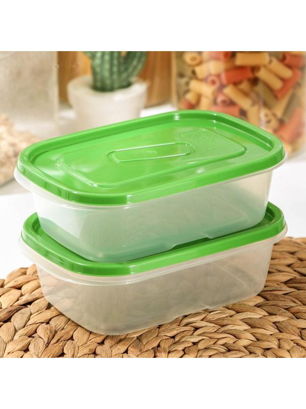 Набор контейнеров пищевых Good & Good, 450 мл, 2 шт, цвет МИКС