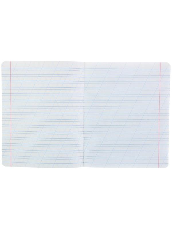 Тетрадь 12 листов косая линейка 