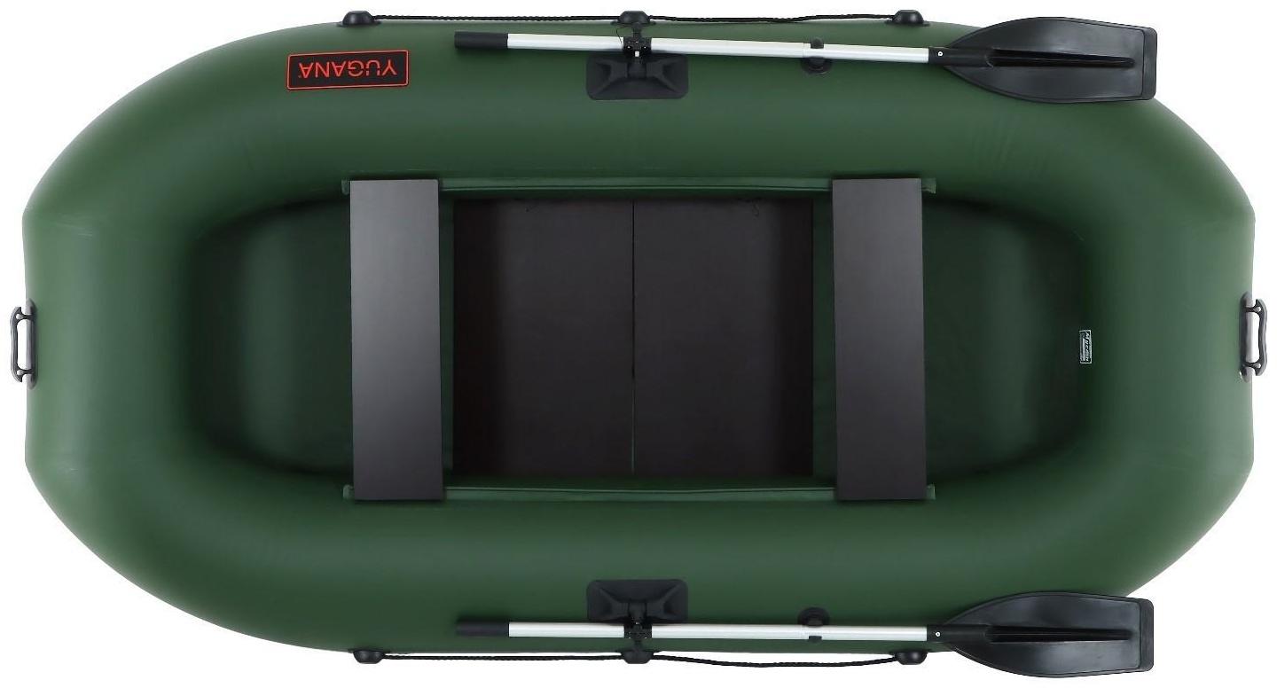 Лодка YUGANA В-270 PC, реечная слань, цвет олива