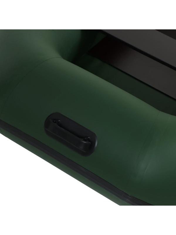 Лодка YUGANA В-270 PC, реечная слань, цвет олива