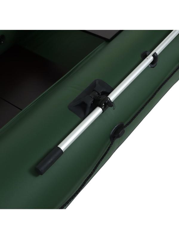 Лодка YUGANA В-270 PC, реечная слань, цвет олива