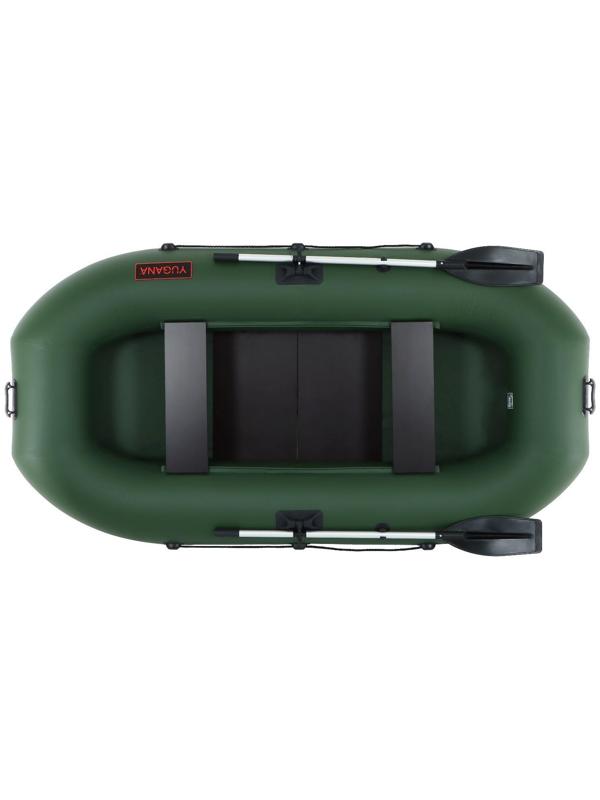 Лодка YUGANA В-270 PC, реечная слань, цвет олива