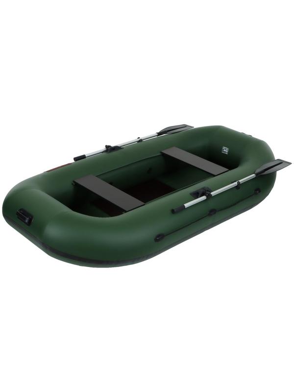 Лодка YUGANA В-270 PC, реечная слань, цвет олива