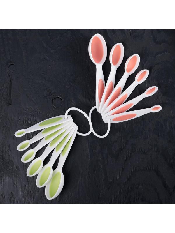 Набор мерных ложек Доляна, 6 шт, цвет МИКС